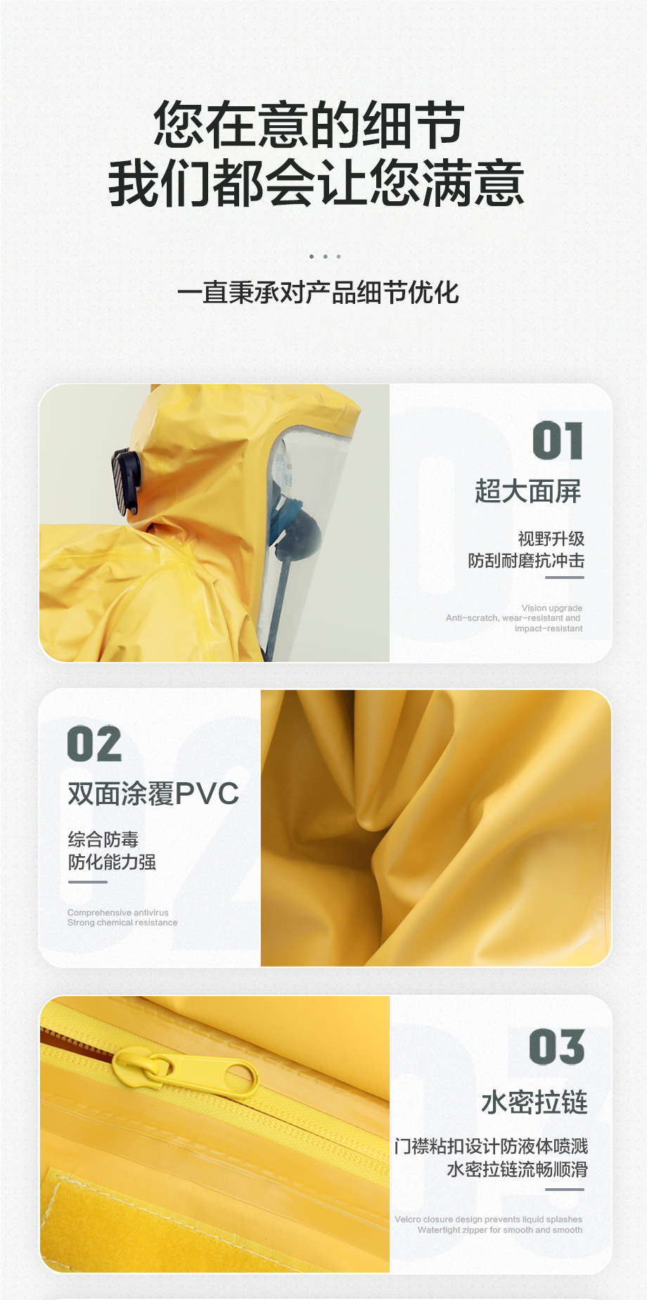海固HG-3NF喷射液密型化学防护服 内置全封闭 （不含空气呼吸器）