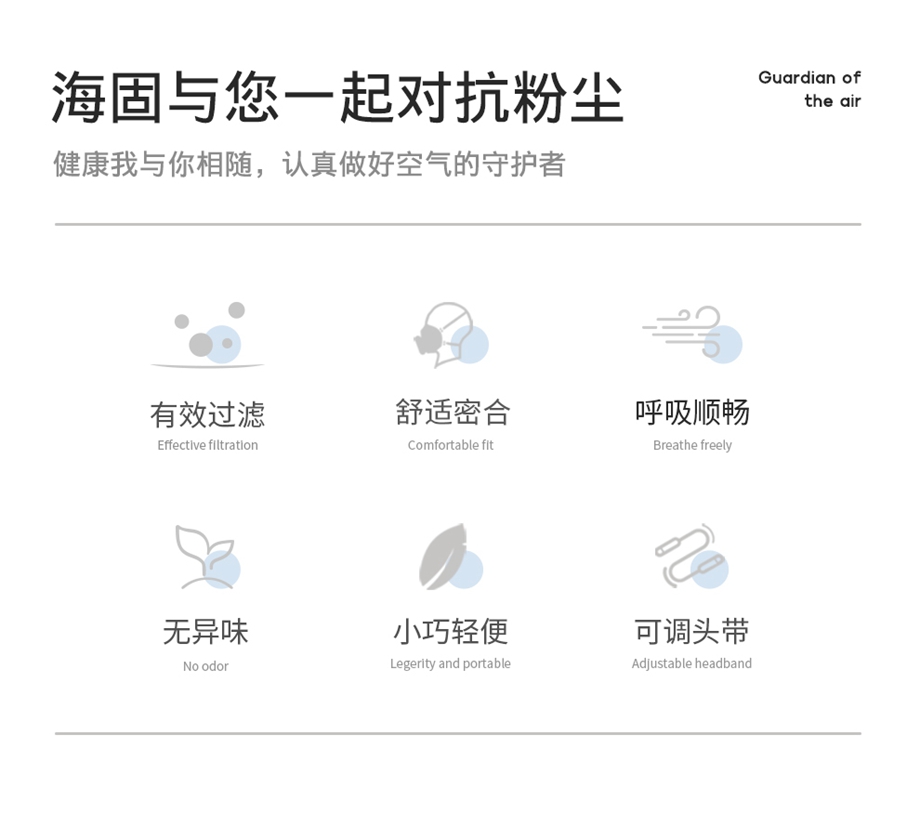 海固HG-600半面罩防毒面具+KN100/KN95/KN90非油性颗粒物滤棉