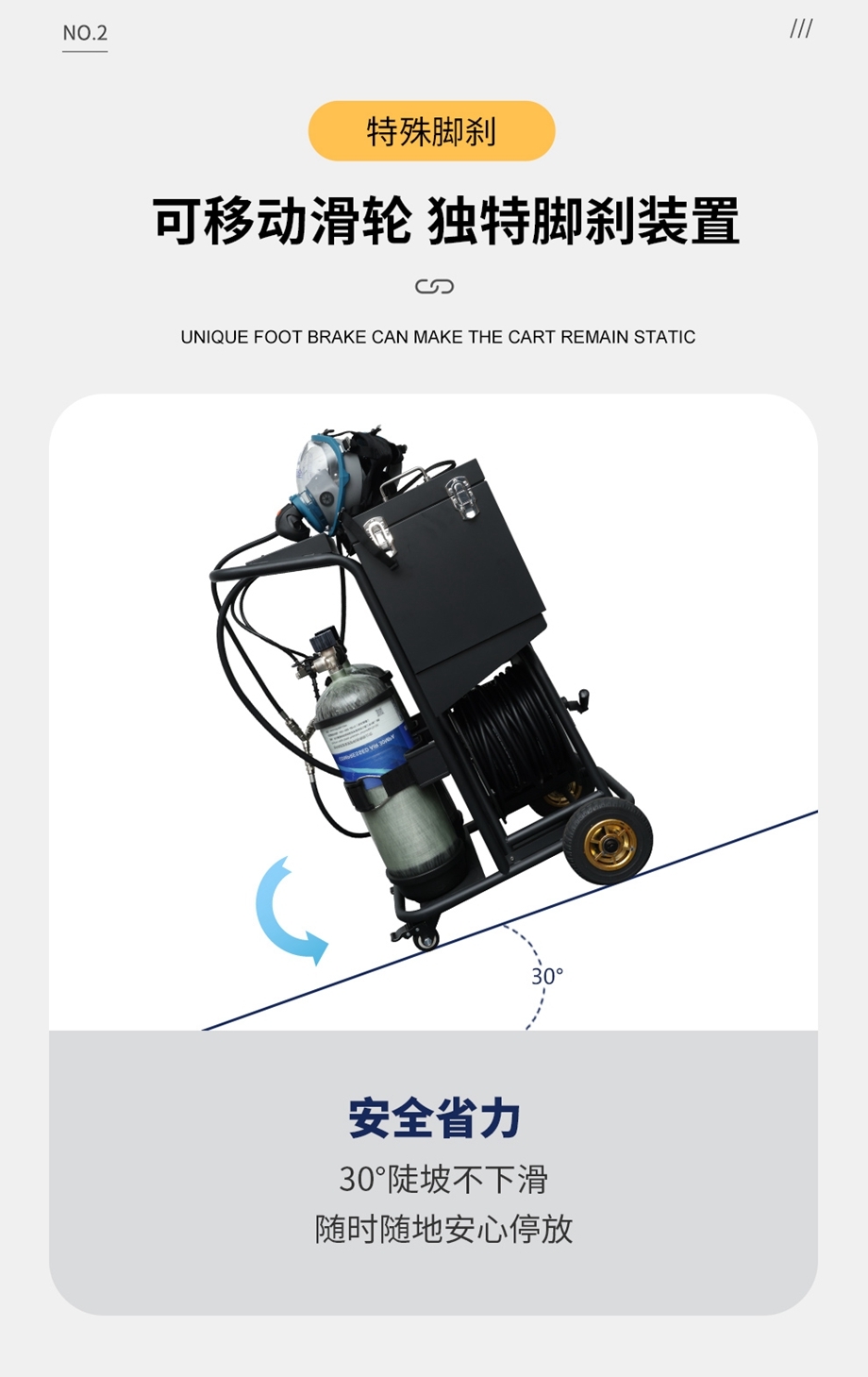 海固 CHZK2/A 移动供气源车载式长管呼吸器（9L 两瓶）