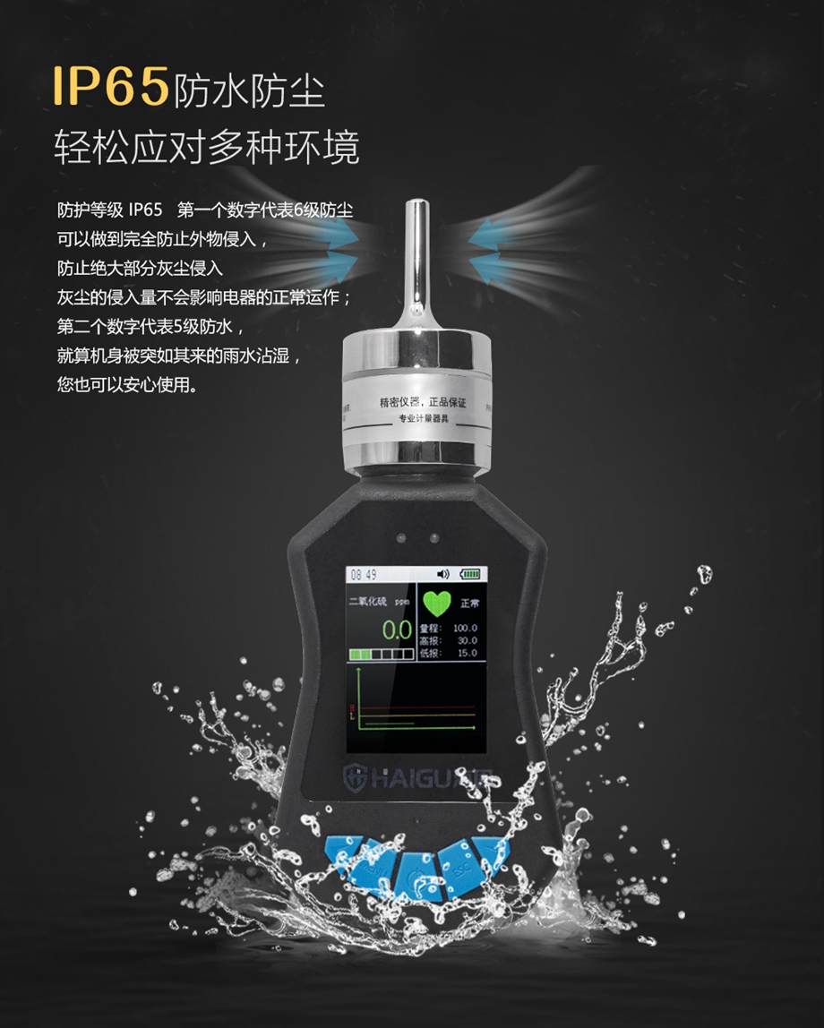 海固HG-BX-SO2二氧化硫彩屏单一泵吸式气体检测仪