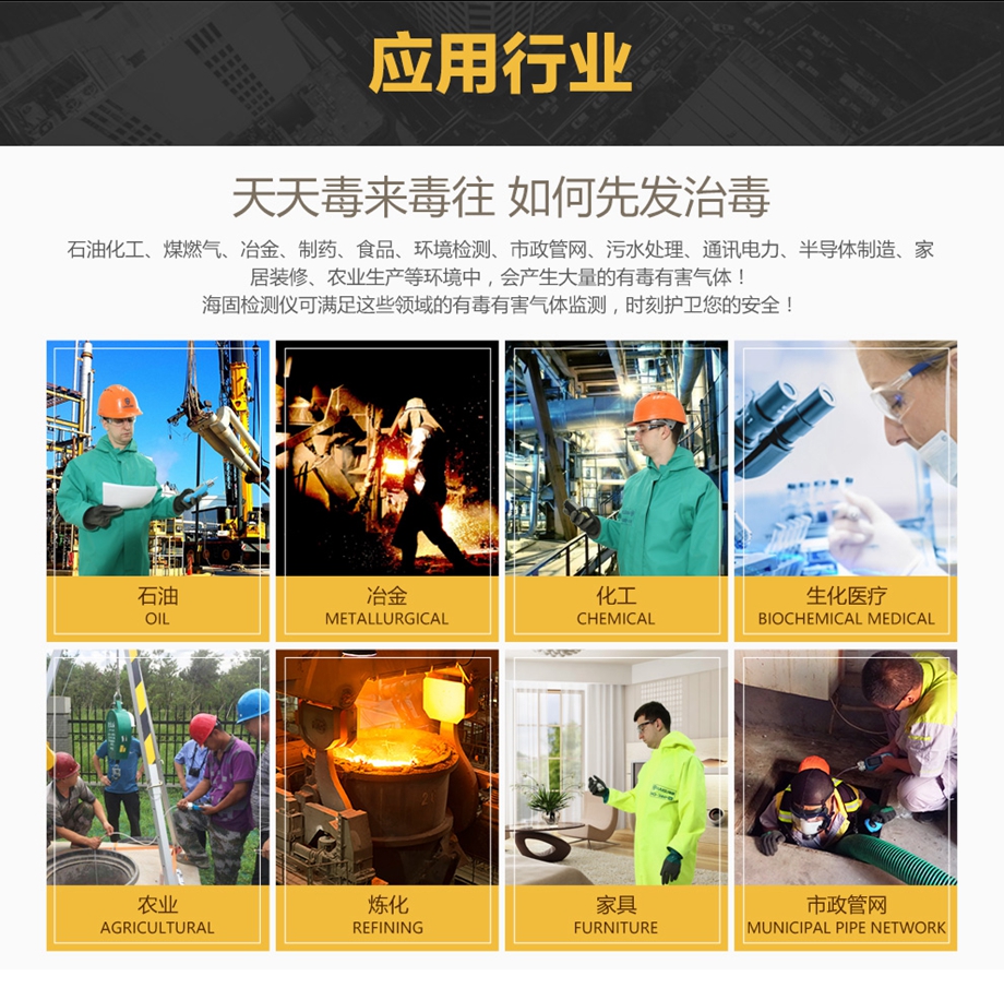 海固HG-BX-HCL氯化氢彩屏单一泵吸式气体检测仪