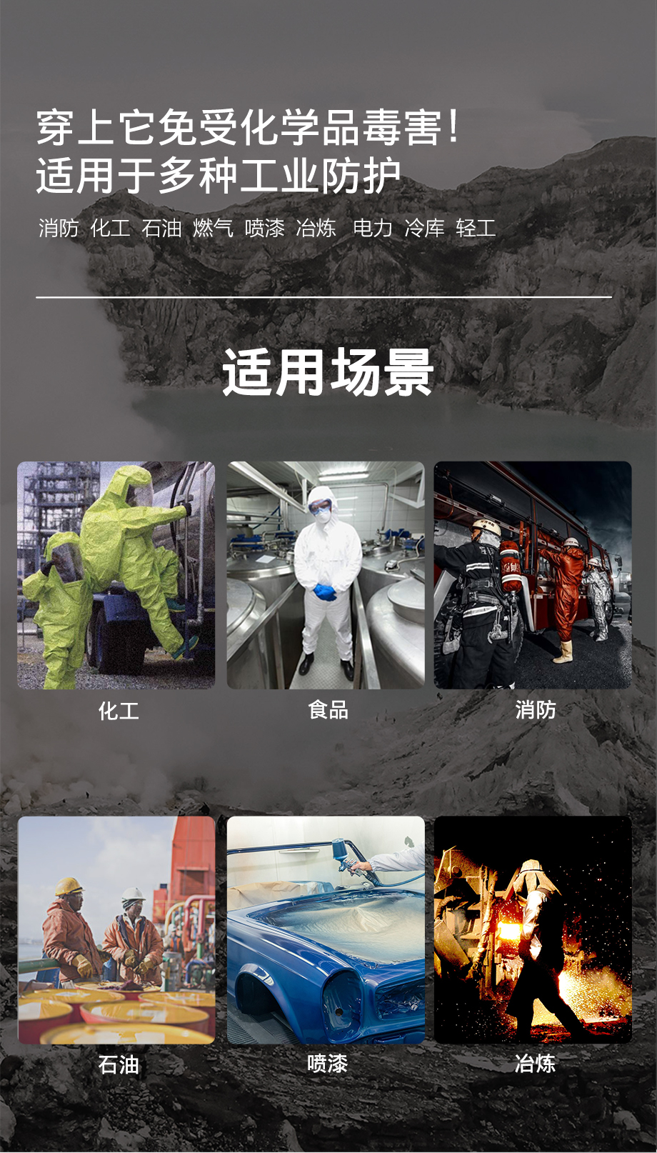 海固HG-1WP半封闭轻型防化服 外置一级防化服（不含防毒面具）