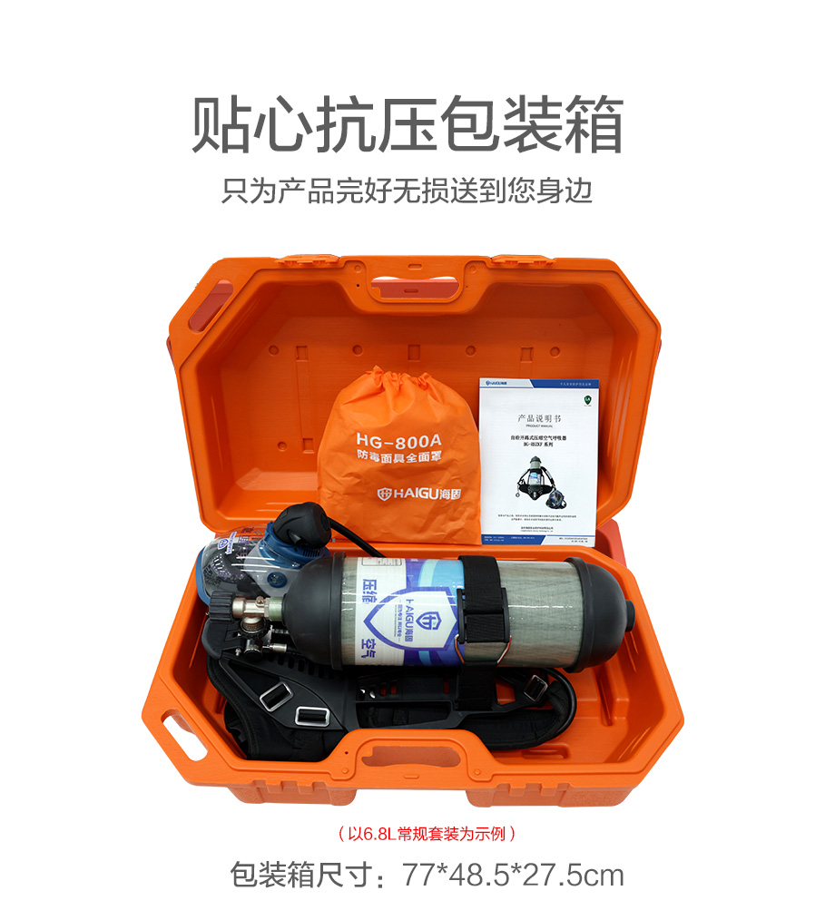海固RHZKF9/30（双瓶他救款）正压式空气呼吸器 9L双瓶他救