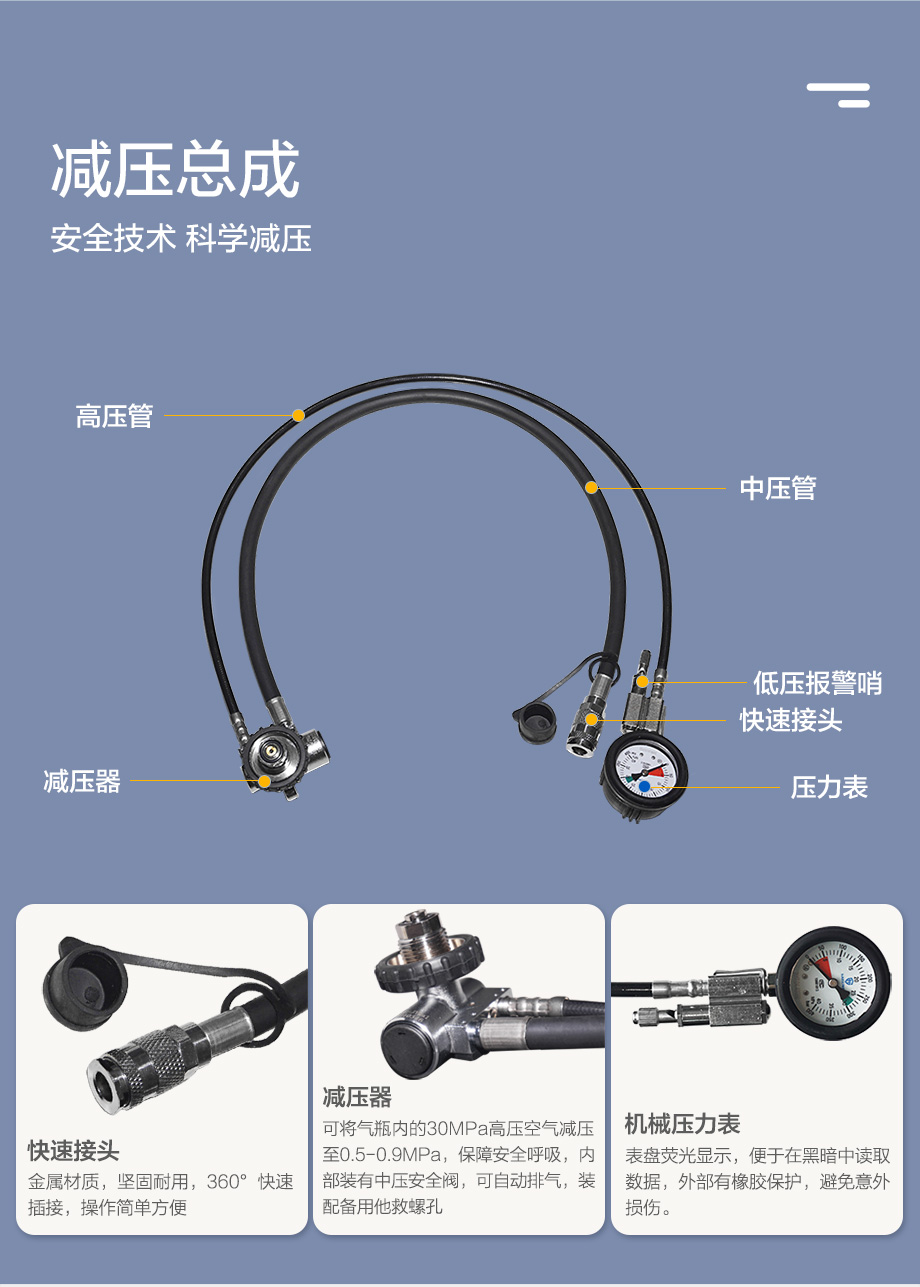 海固RHZKF9/30（双瓶他救款）正压式空气呼吸器 9L双瓶他救