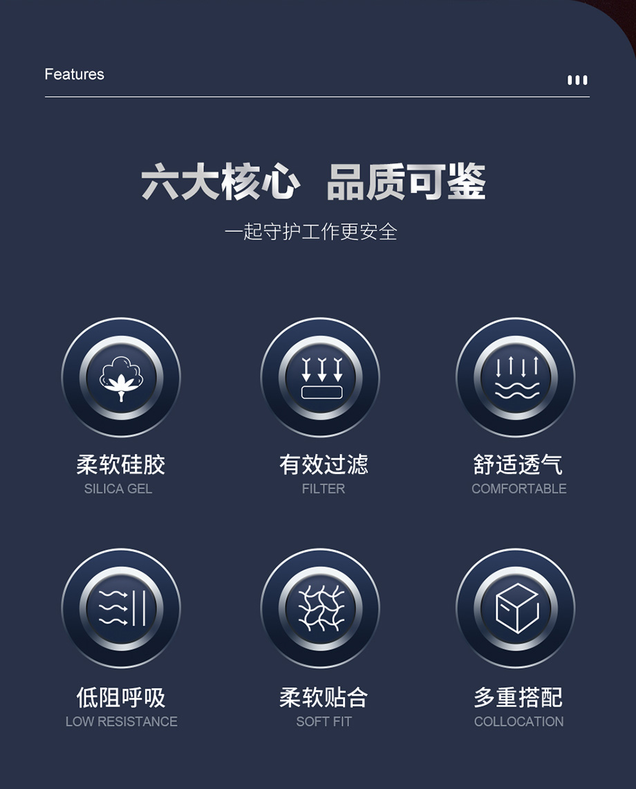 海固HG-600防毒面具半面罩 喷漆 化工 防有毒气体、粉尘、毒蒸汽等