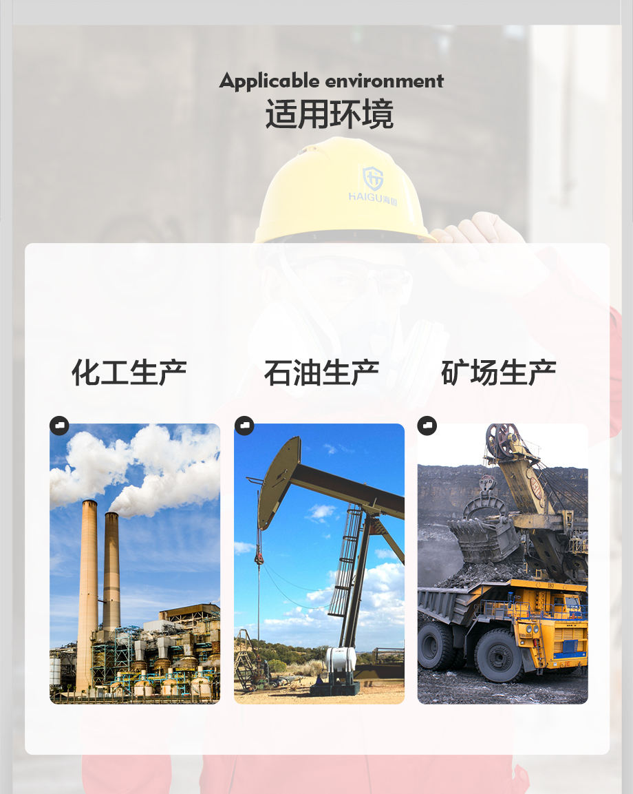海固HG-602半面罩防毒面具+一级多功能滤毒盒+滤棉 防尘毒套装