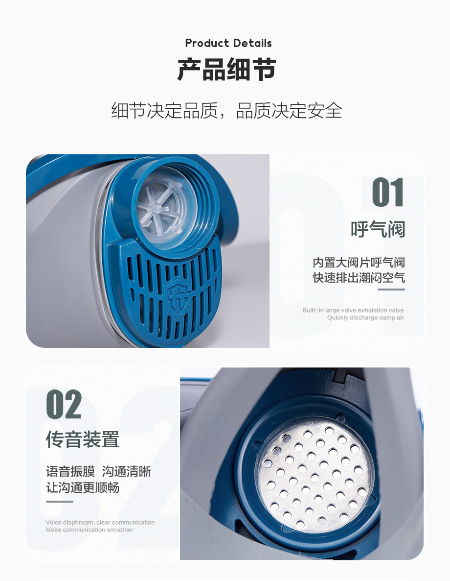 海固911全面罩+D-A/B/E/K/H2S-2滤毒罐 综合防毒气 活性炭面具