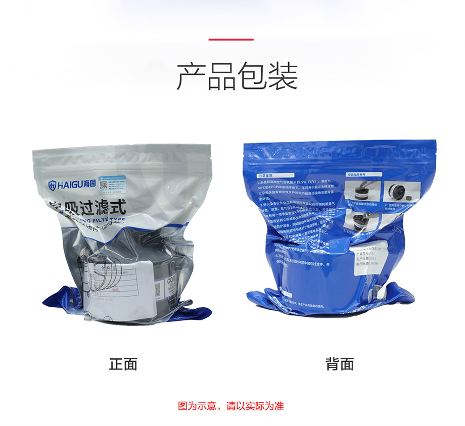HG-ABS/P-CO-2滤毒罐 一氧化碳气体防护 5号滤毒罐