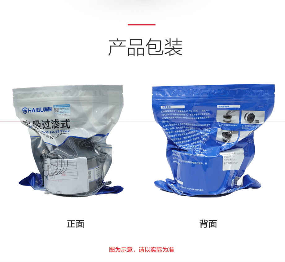 HG-ABS/P-H2S-2级滤毒罐 硫化氢气体防护 8号滤毒罐