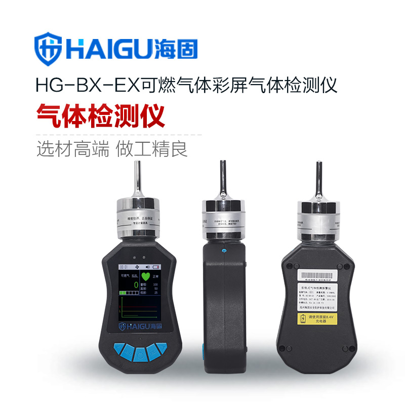 海固HG-BX-EX可燃彩屏单一泵吸式气体检测仪