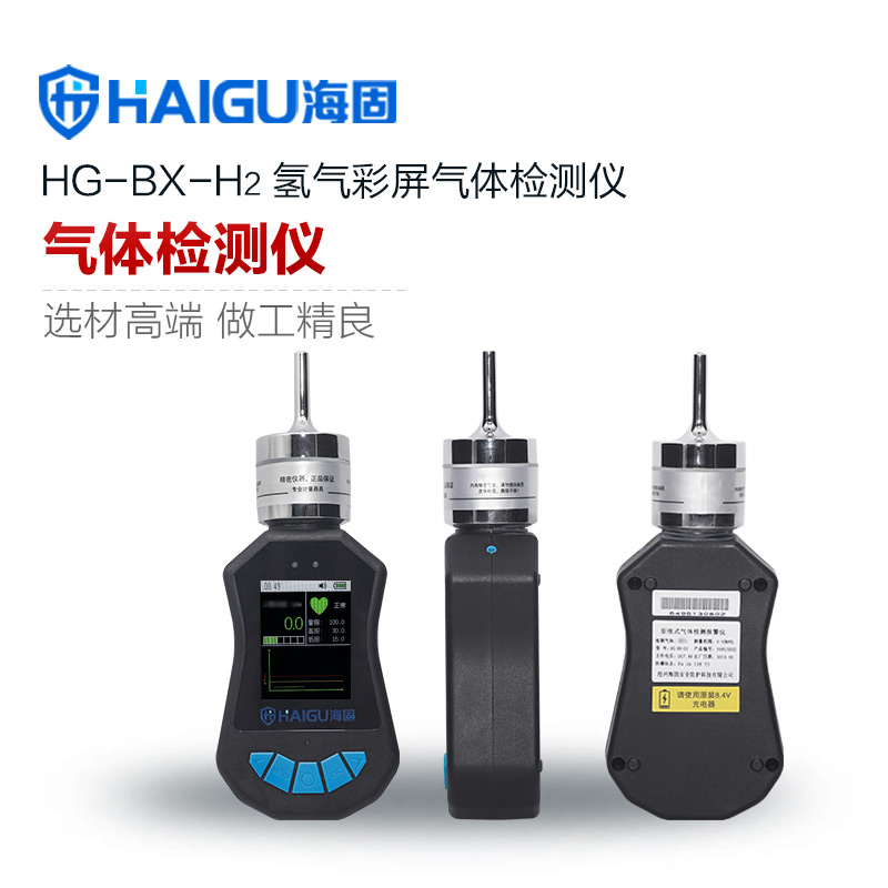 海固HG-BX-H2 彩屏单一泵吸式气体检测仪   氢气体检测仪