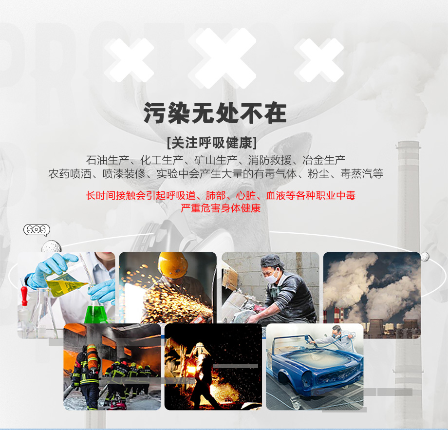 汞蒸汽防毒面具 海固602半面罩防毒面具+Hg型6号滤毒盒