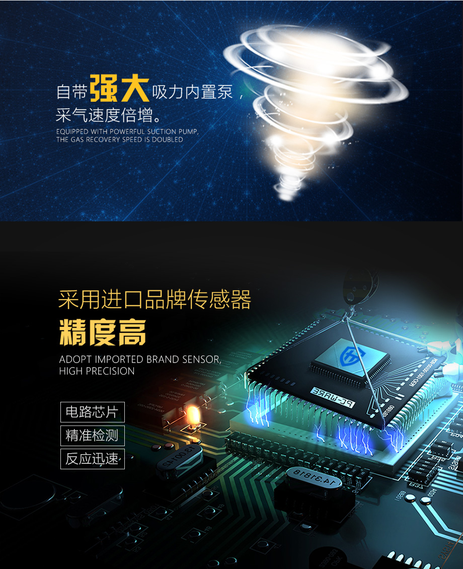 海固HG-BX-SO2二氧化硫彩屏单一泵吸式气体检测仪