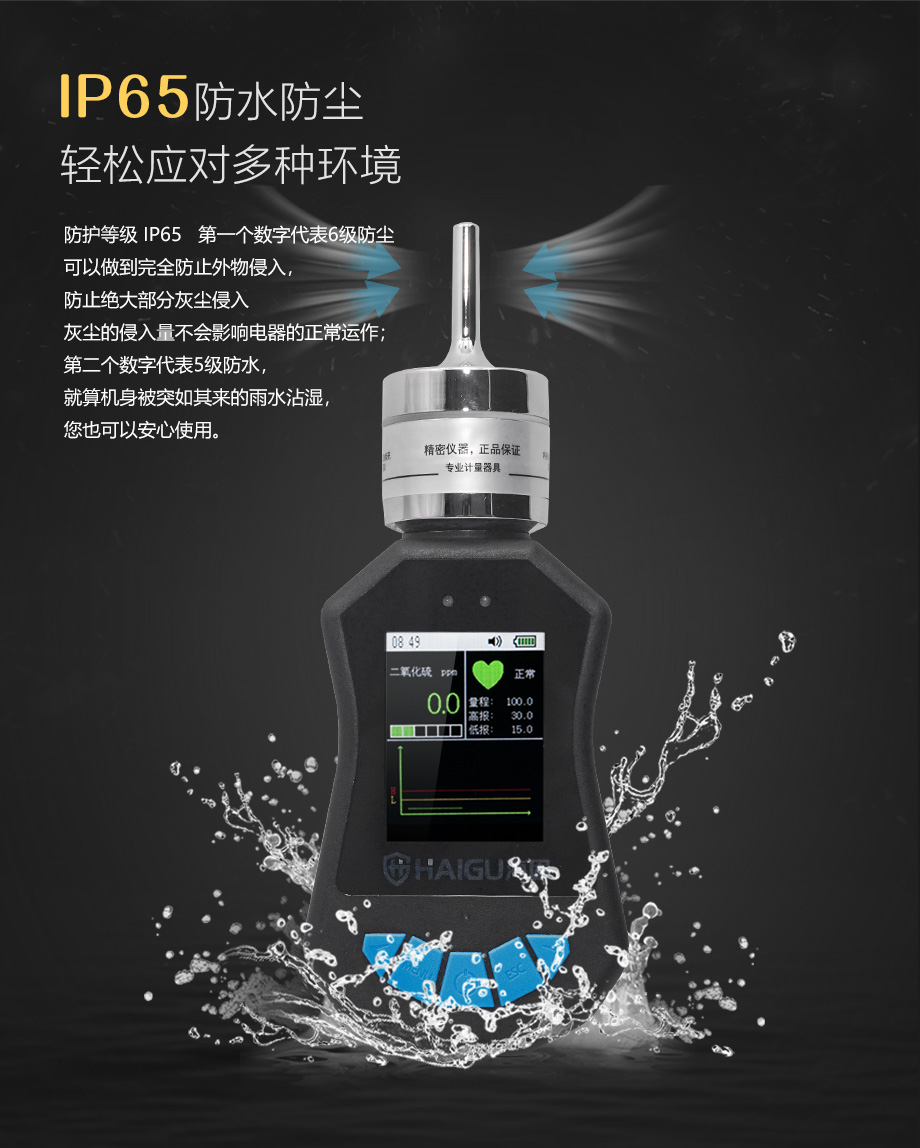 海固HG-BX-SO2二氧化硫彩屏单一泵吸式气体检测仪